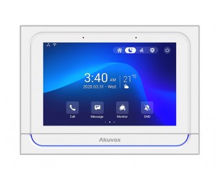 Akuvox X933S Android IP Indoor Unit with 7-inch Capacitive Touch Screen - White